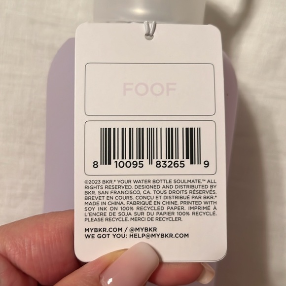 Bkr Don’t Be a D Demi Bottle 650ml in Foof - Picture 3 of 10